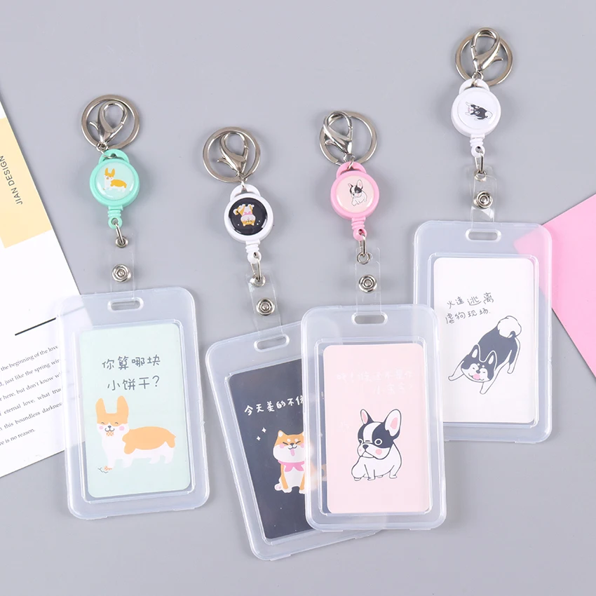 1 шт. телескопический брелок с прозрачным окошком комплект двойными рукавами для