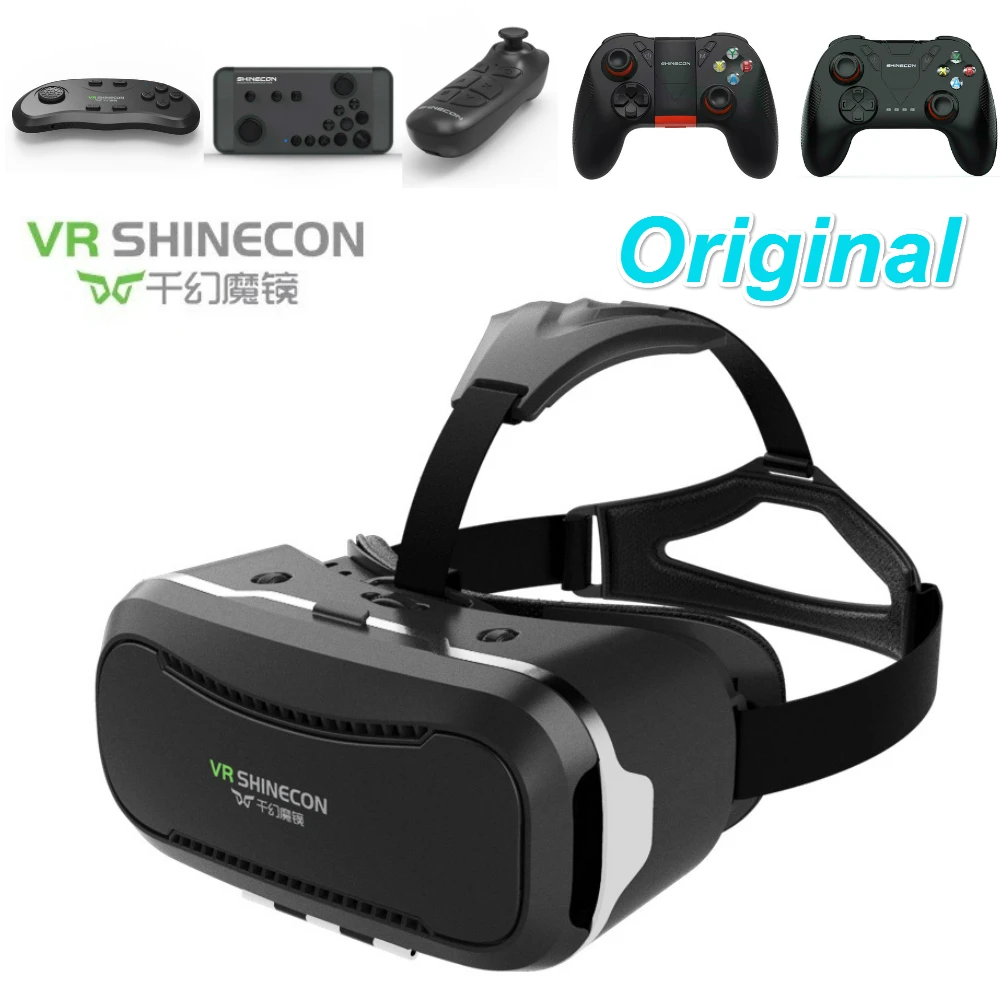 Новый Vr shinecon II 2 0 шлем картон виртуальной реальности очки Мобильный телефон 3D