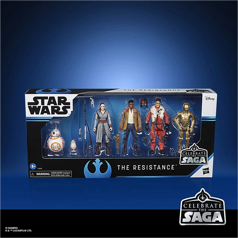 

Hasbro Star Wars Celebrate The Saga Toys The Resistance Figure Set, 3.75-Inch-Scale Collectible Action Figure 6-Pack