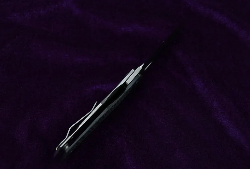 Складной нож SJ75 универсальный титановый Клинок с лезвием D2 ручка CF медная для