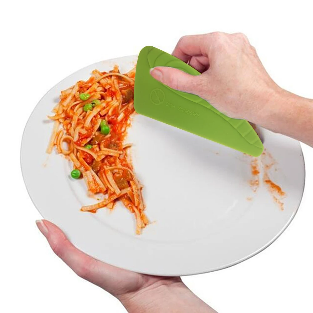 Креативный силиконовый скребок для посуды моющий чистящая щетка товары кухни