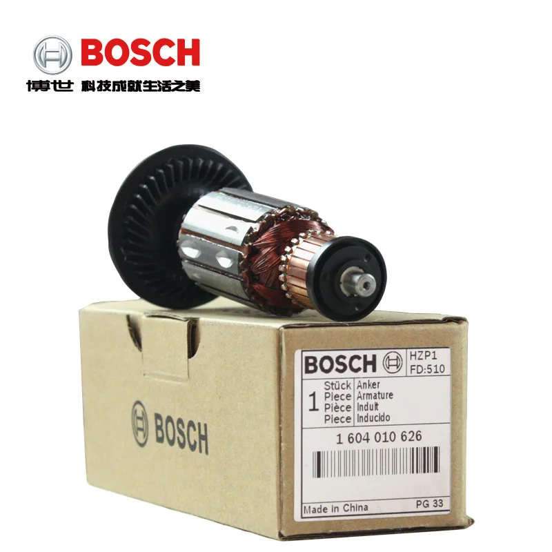 Bosch Подлинная оригинальная ручная дрель угловая шлифовальная машина Ударная дрель Электрический отбойный молоток двигатель ротор ремонт аксессуары