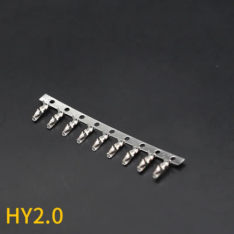 100 шт. HY2.0mm язычковый Коннектор с шагом 2 0 мм обжимная Клемма холодная клемма