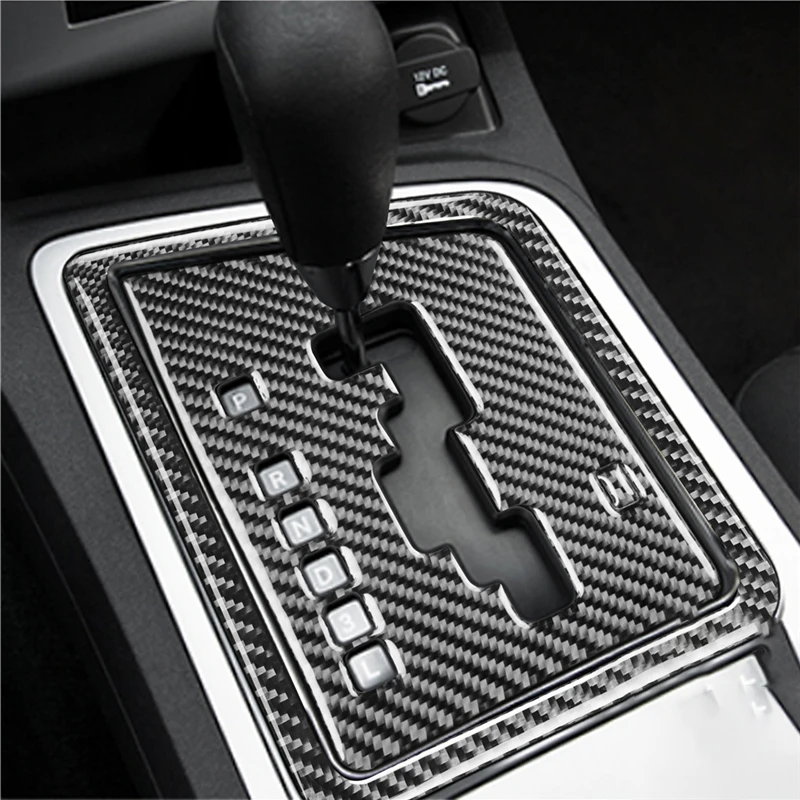 

Для Dodge Challenger 2008-2014 автомобиля Шестерни рамка Панель накладка внутреннее покрытие из углеродного волокна Стикеры Средства для укладки воло...