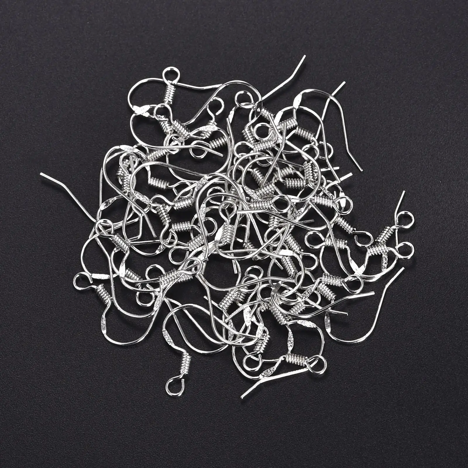 300pcs/Set Earring Hooks Plugs Silver Plated KC Gold Open Jump Rings DIY Jewelry Making Eardrop Accessories Kit Handmade Pendant | Украшения