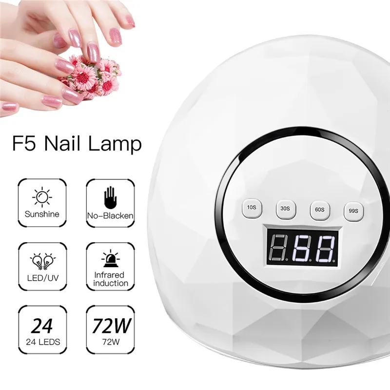 УФ-лампа для сушки гель-лака 72 Вт | Красота и здоровье