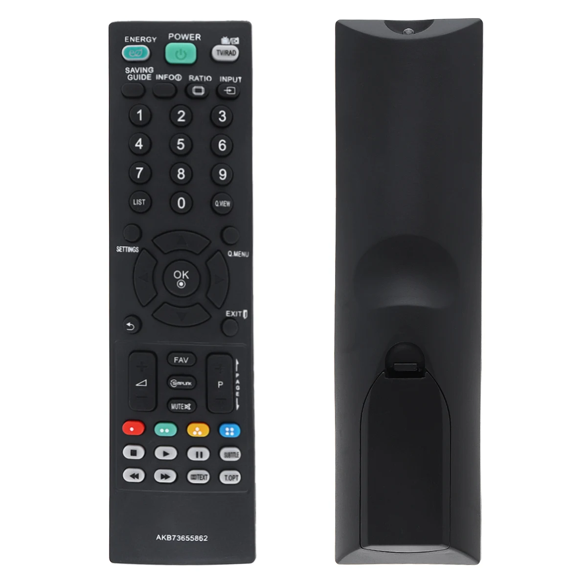Black ABS 433MHz Replacement IR TV Remote Control with 10M Long Distance Fit for LG AKB73655862 / AKB73655804 | Электроника