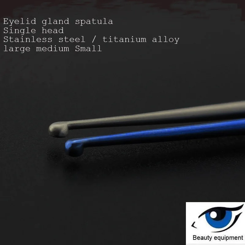 Большой микроофтальмологический инструмент из нержавеющей стали шпатель meibomian
