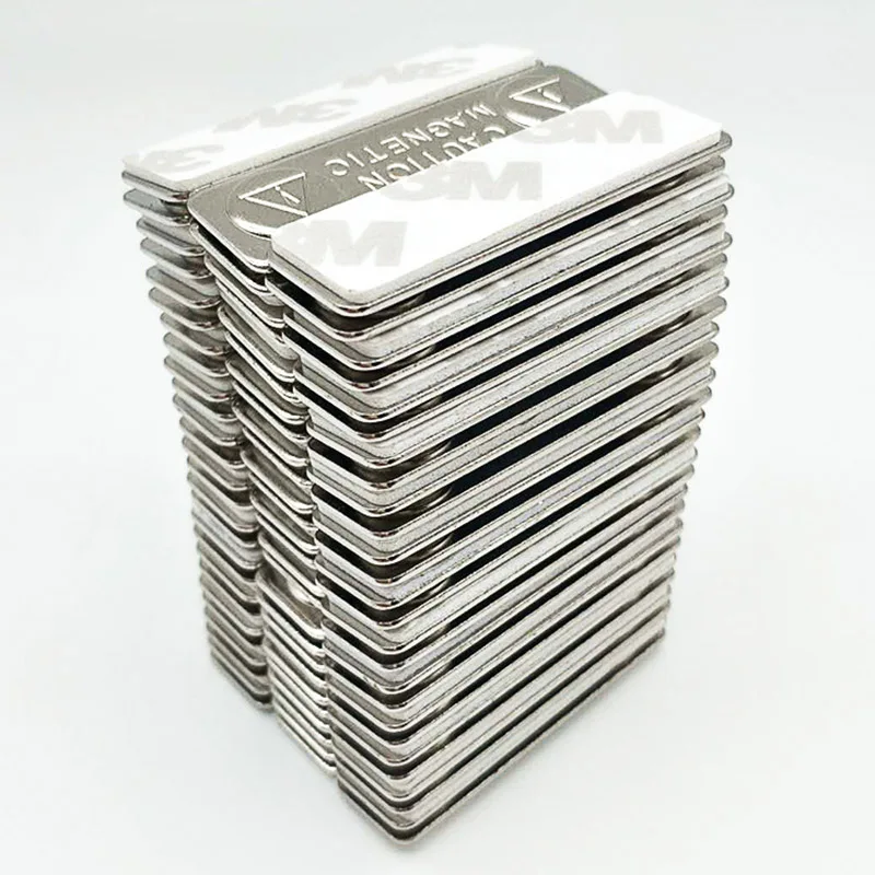 10 шт. прочные магнитные именные метки значок металлическая застежка ID карта
