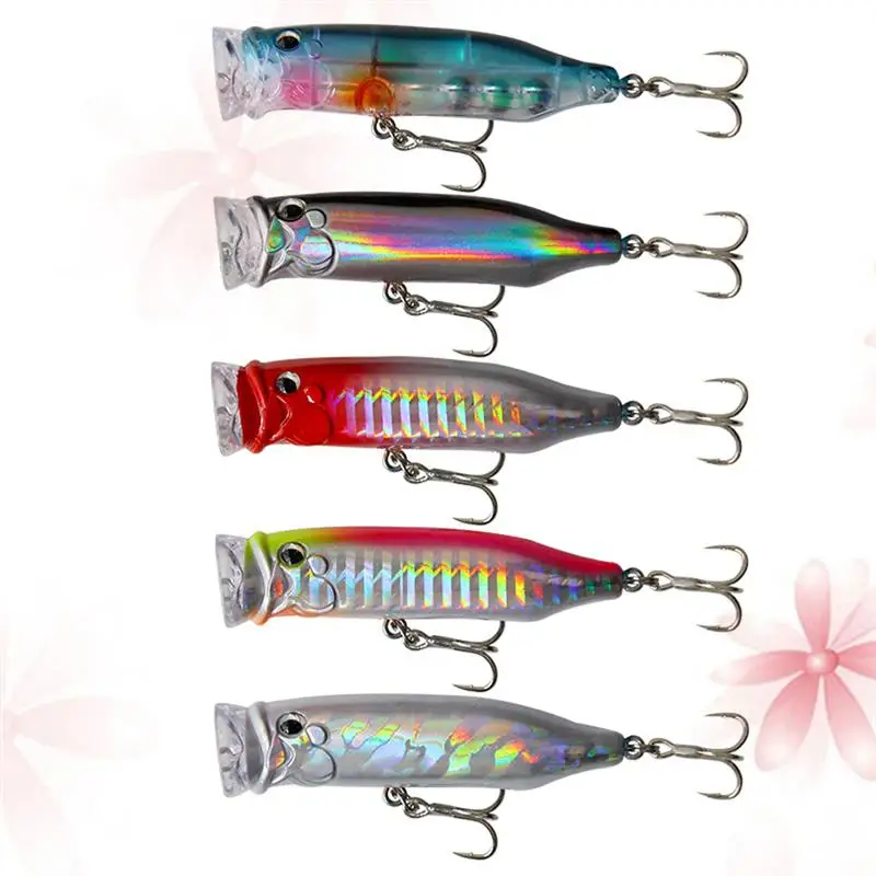 5 PC Fishing Baits Lifelike Creative Colorful Bait Artificial Fish Lures for Outdoor Trip Holiday | Спорт и развлечения