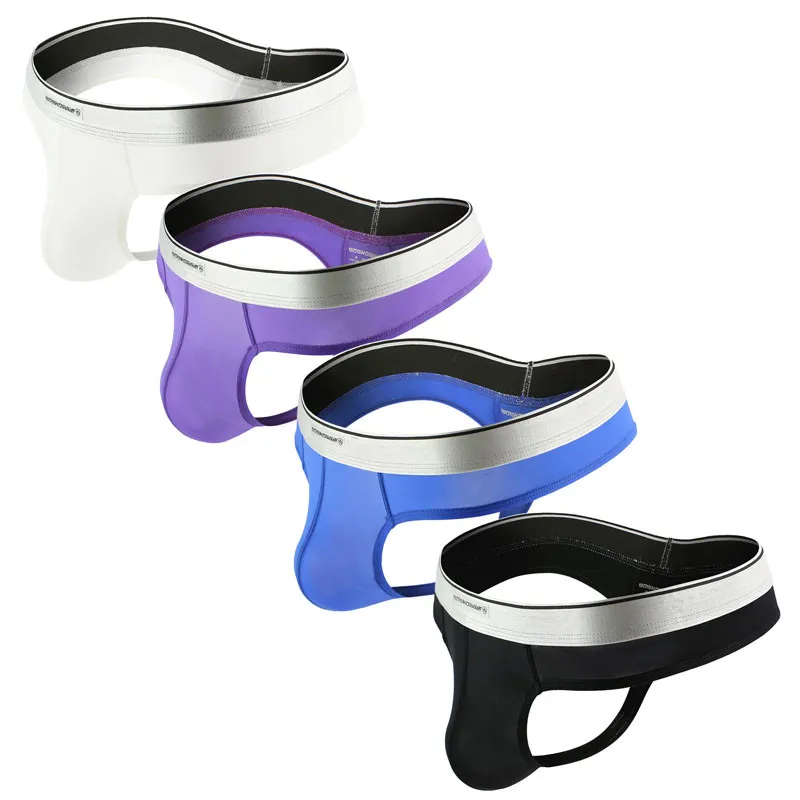 

4PCS Men Briefs Underpants Sexy Men T Breathable Underwear Gay Male U Convex For M,L,XL Size Bikini Briefs Male Pants