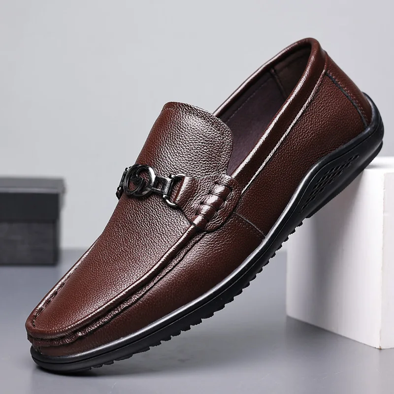 

Brand Mens Dress Shoes Fashion Leather shoes Patent Leather Oxford Office Shoes Flats Men Formal Wedding Party Shoes Big Size 48