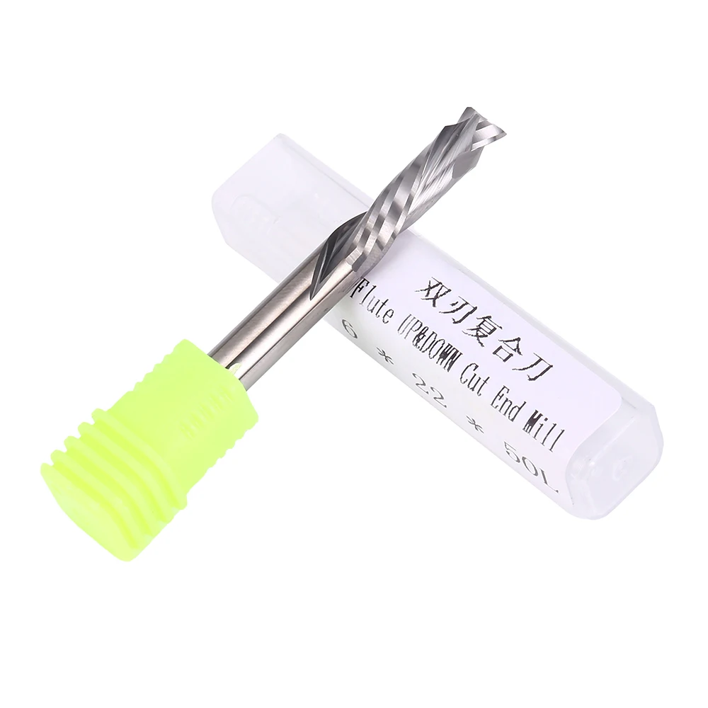 値段 CNC工作機械用の2つのフルートを切断およびフライス加工,30個の6 X22x50lのプラスチック材料,木製エンドミルのビット