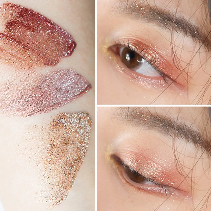 6 цветов набор жидких теней для век с металлическим блеском мерцающие красивые