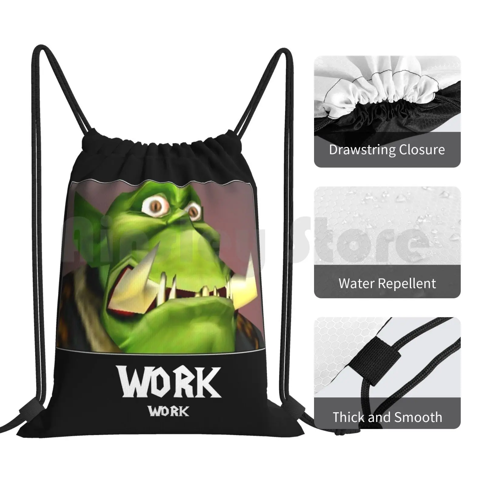 Work-Wc3 рюкзак сумка с Кулиской спортивная водонепроницаемая Wc3 Wow World Of Work Azeroth Thrall