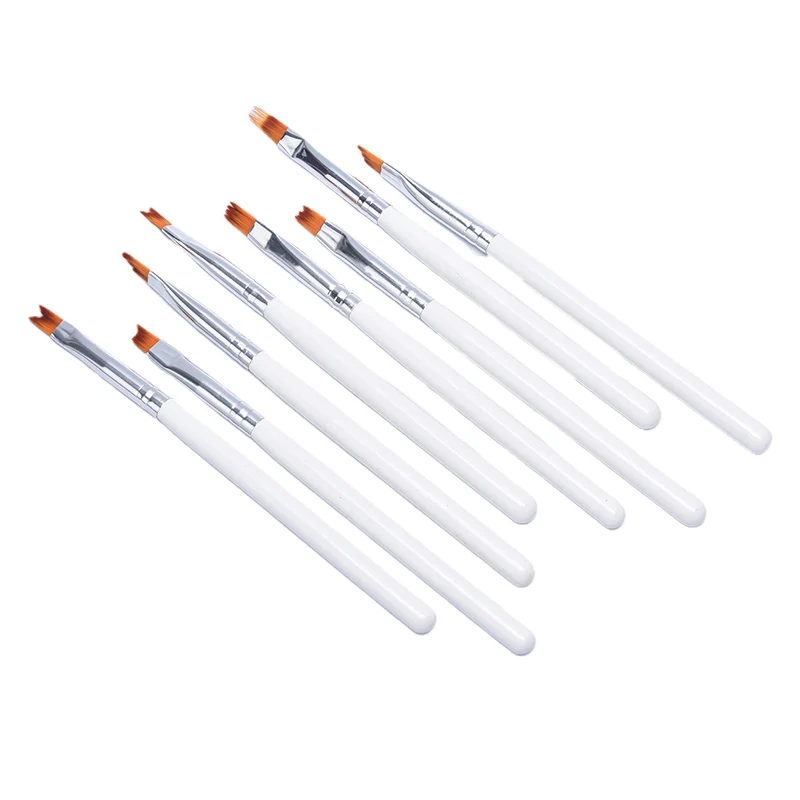 

8Pcs DIY Nail Art Brush Set Petal Pen Flower Pen Painting Various Shapes Nail