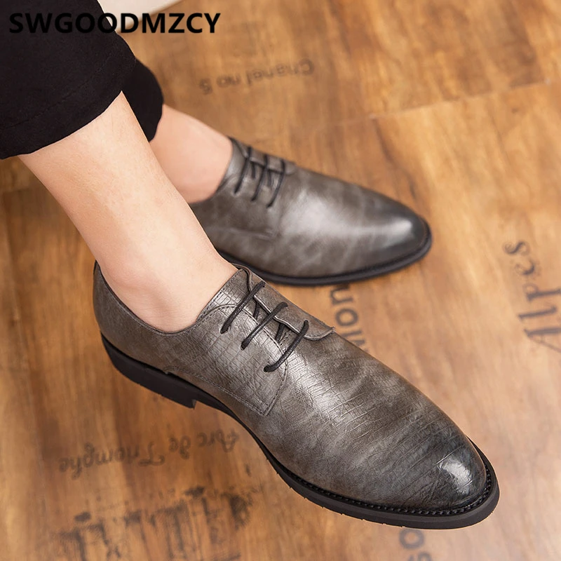 Туфли-оксфорды мужские классические кожаные брендовые для парикмахера | Обувь