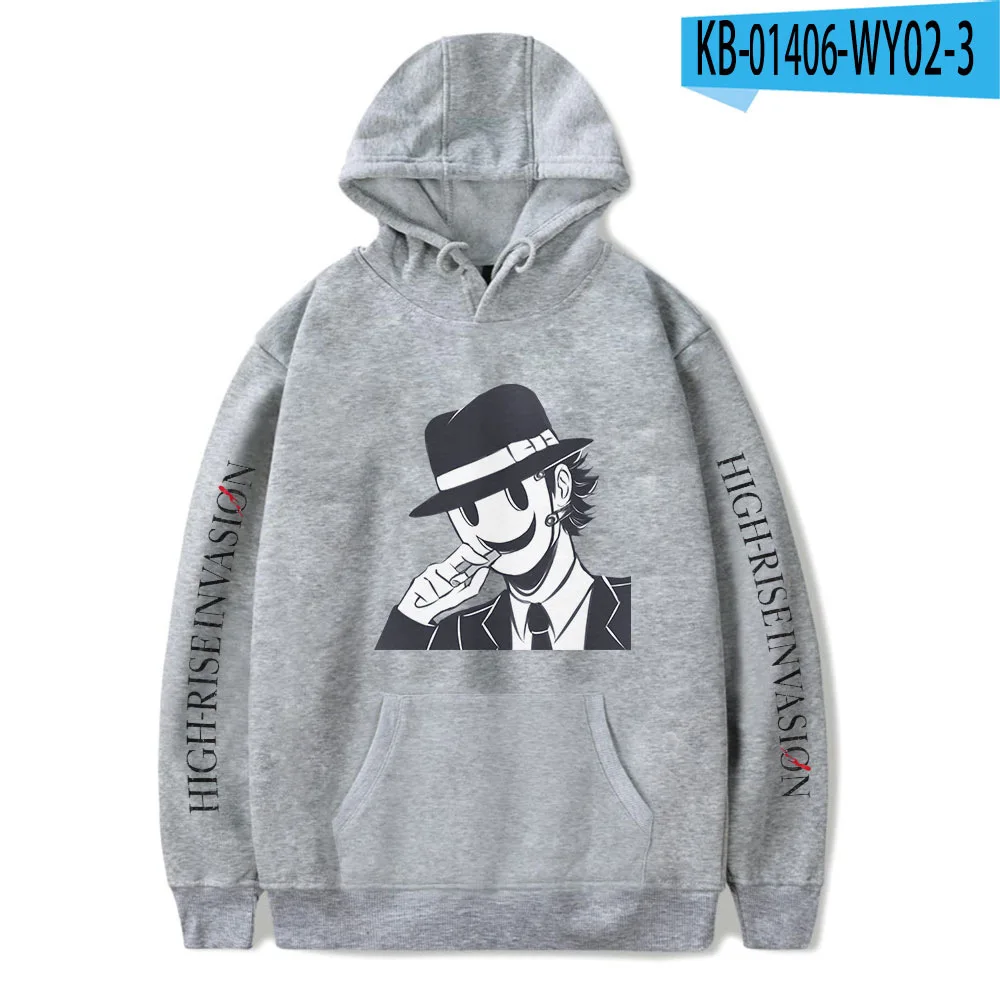 

Japanese Anime High-Rise Invasion Cosplay Sweater Tenkuu Shinpan Hoodies Sweatshirts Hooded Costume Top Plus Size Men Women