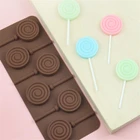 Силиконовая форма в форме вихревого леденца для кухни, гаджет для выпечки, форма для выпечки конфет, мороженого, печенья, DIY формы для украшения выпечки