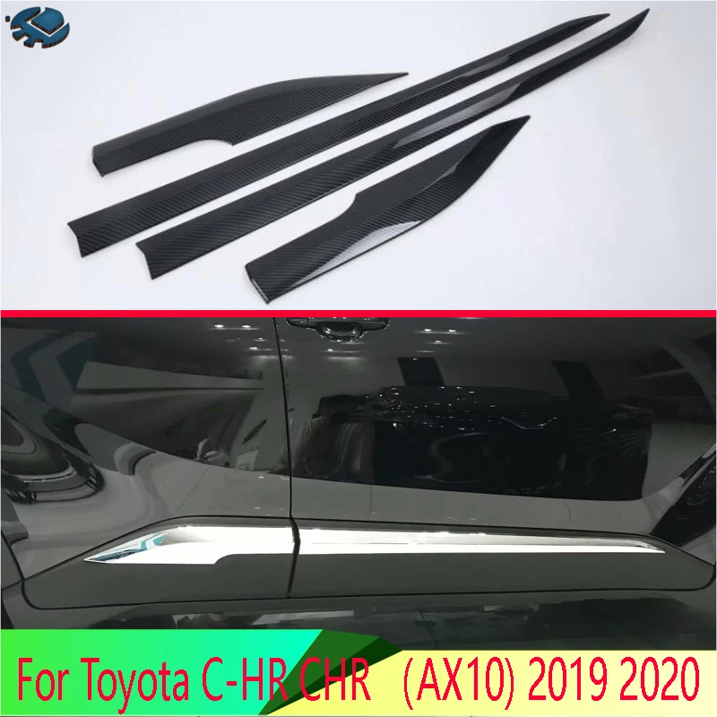Для Toyota C HR ЧР (AX10) 2019 2020 автомобильные аксессуары ABS Chrome Боковая дверь средства