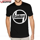 Классическая Байкерская забавная футболка 6XL Cafe Racer, Мужская модная хлопковая дизайнерская футболка в английском стиле с короткими рукавами, уникальная одежда