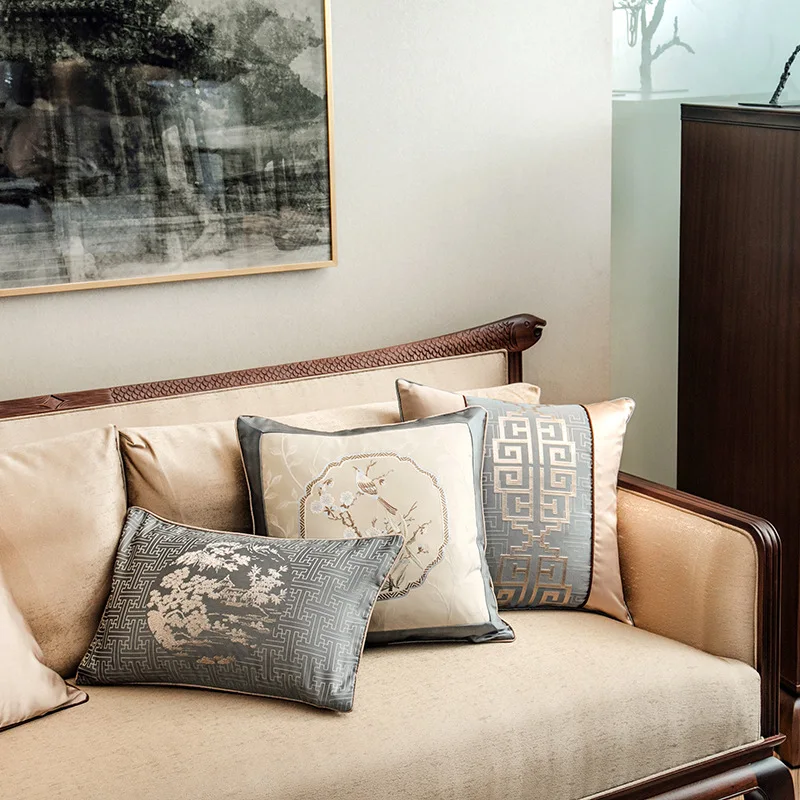 Чехол для подушки из полиэстера в китайском стиле декоративный чехол s дивана