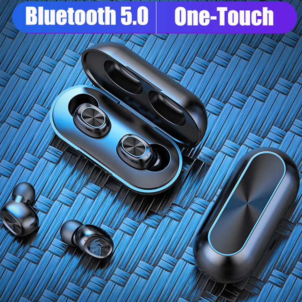 

TWS Wireless Earphones Touch Control HD Stereo Bluetooth 5.0 Headsets Noise Cancelling Gaming Heaphone For iPhone Xiaomi