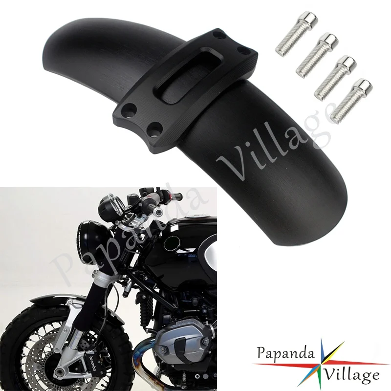 Черное алюминиевое переднее крыло мотоцикла для BMW R nine T Scrambler 2016 2017 2018 2019| |