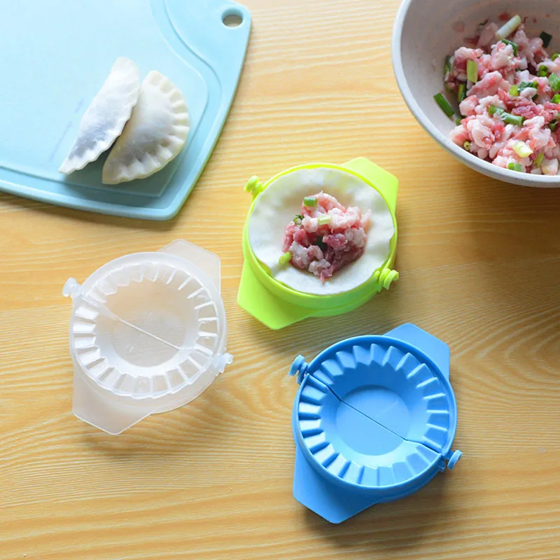 DIY инструмент для пельменей высшего качества пельменей Jiaozi устройство для изготовления пельменей легкие формы для пельменей аксессуары для кухни - Цвет: 3 Colors