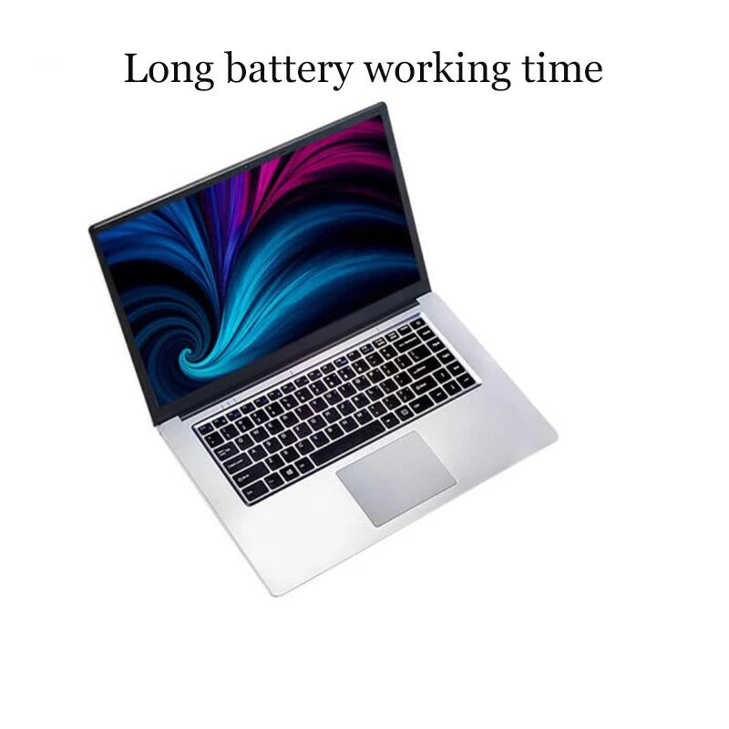 Ультрабук-ноутбук 15,6 дюймов с двухъядерным процессором Intel Celeron, 4 ГБ оперативной памяти, 64 ГБ накопителя, экраном IPS HD 1920*1080, Bluetooth, HDMI, камерой и операционной системой Windows 10.