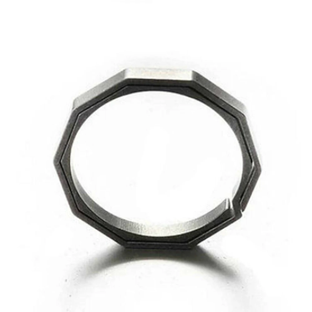 Подарок на день рождения 20 мм титановый брелок для ключей EDC TC4 медный ручной