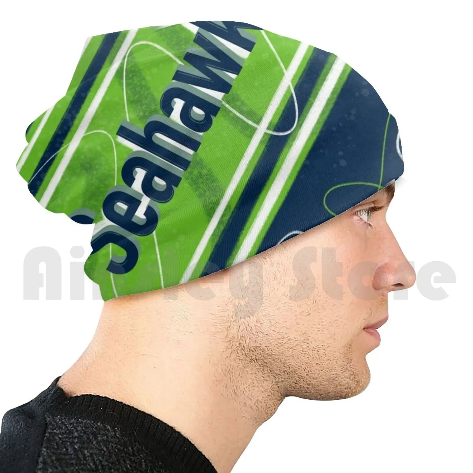 Шапки бини шапка в стиле хип хоп Seattle Seahawks дизайн спортивный Футбол Сиэтл 12