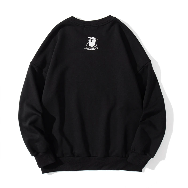 

BAPE Universe Solar System Ape Head Crew Neck Sweatshirt Black M-XXL