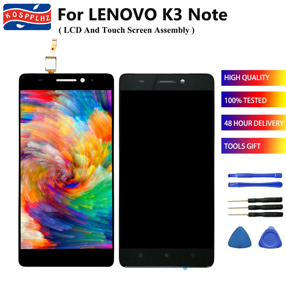 ЖК дисплей и дигитайзер тачскрина в сборе для Lenovo K3 Note K50 K50A40 5 дюйма замена