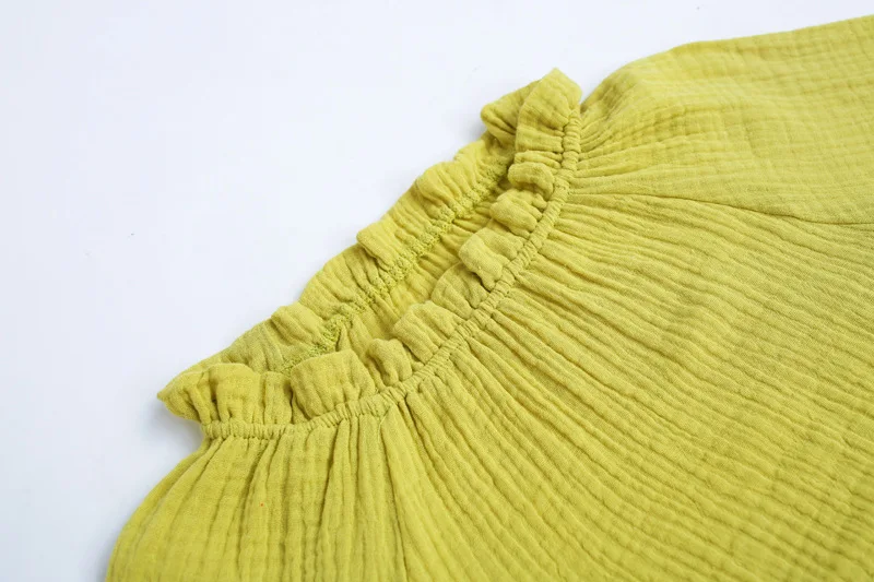 CYSINCOS в 2019 году Весна и осень Новый Чистый хлопок пряжи одно плечо с длинными