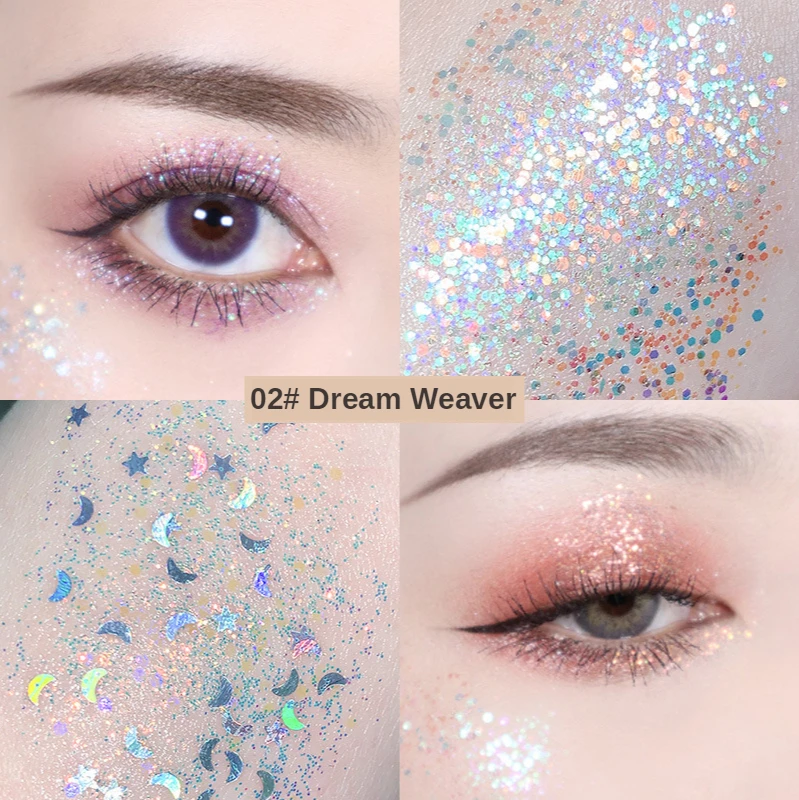 

NOVO 4 Colors Makeup Waterproof Eye Shadow Fine Powder Shimmer Shining Eyeshadow Palettes Glitter Pigment Waterproof Eye Shadows