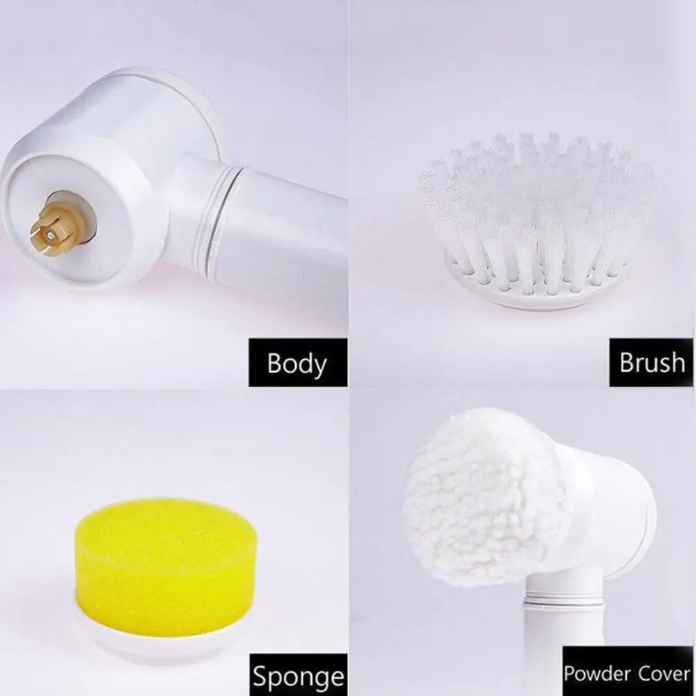 Ручная электрическая Чистящая щетка Скраб инструмент Стекло очиститель спин для