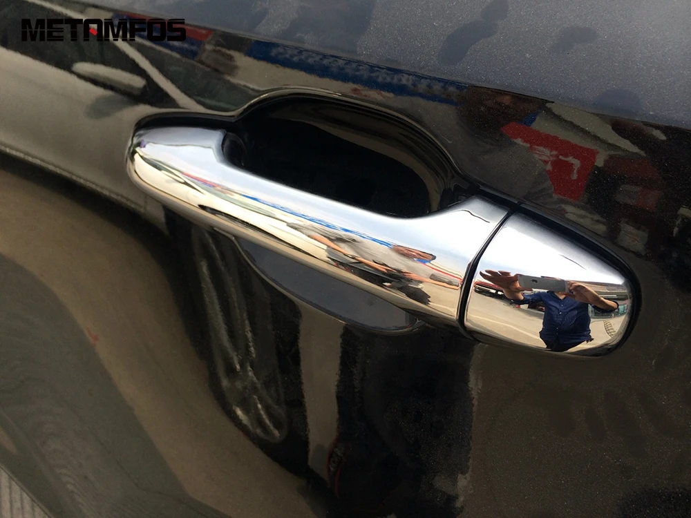 Для Toyota Highlander 2015 2017 2018 2019 хромированная дверная ручка Крышка отделка