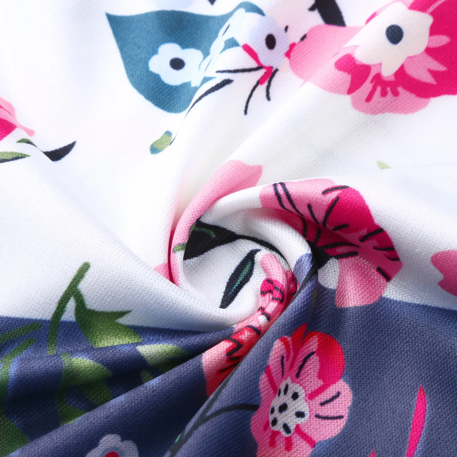 

Floral Print Long Maxi Dress Women O-neck Short Sleeve Vintage Casual Loose Dresses For Women Plus Size Dress Robe Femme
