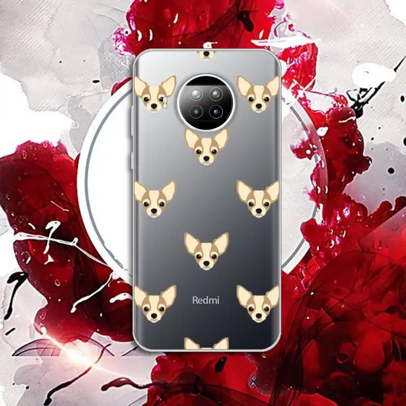 

Chihuahua dog cute animal Phone Case Transparent for Xiaomi Redmi note 10 t 8 9 pro lite 11