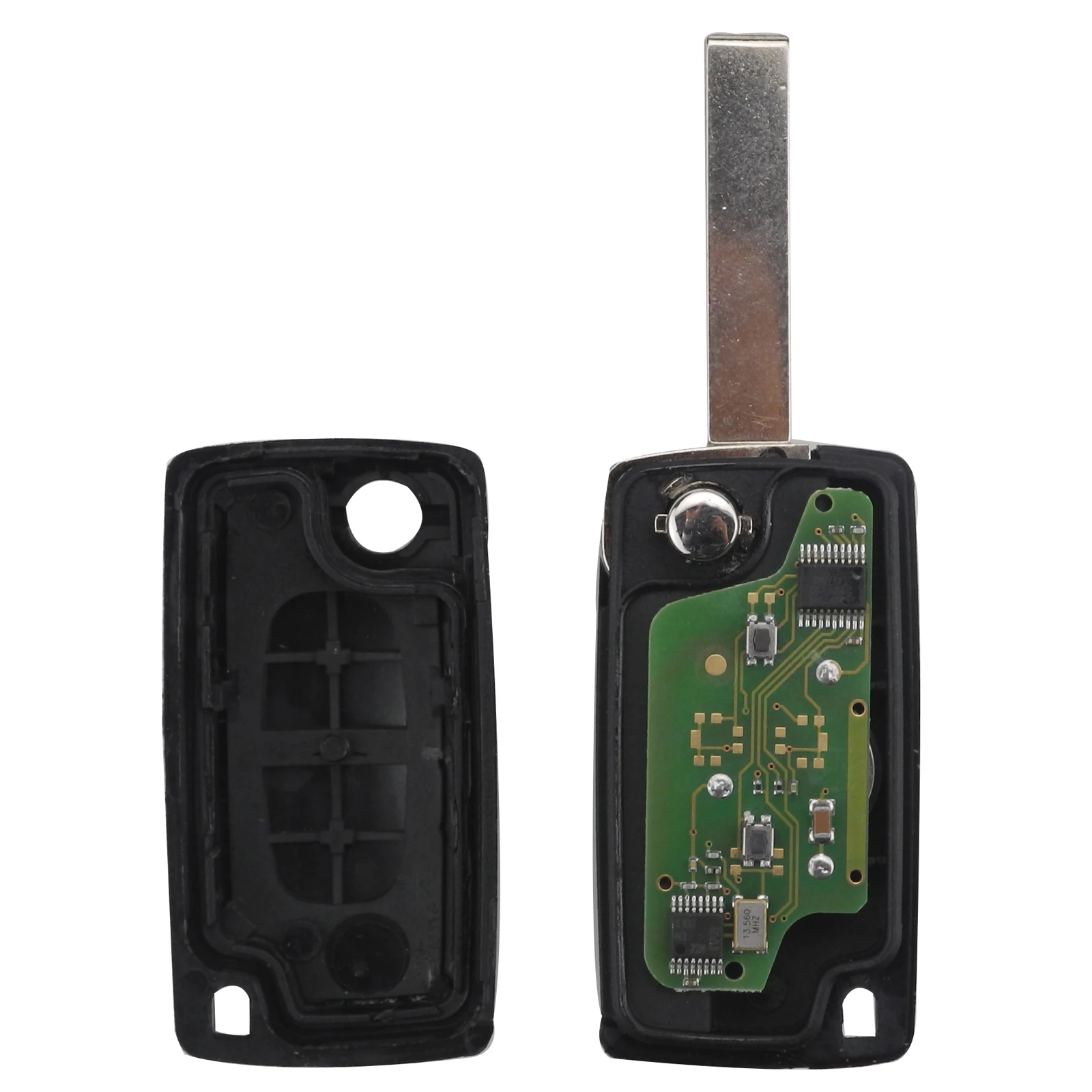 Kutery CE0523 дистанционный ключ для Peugeot 308 3008 408 2 кнопки 433 МГц PCF7941 ask электронная