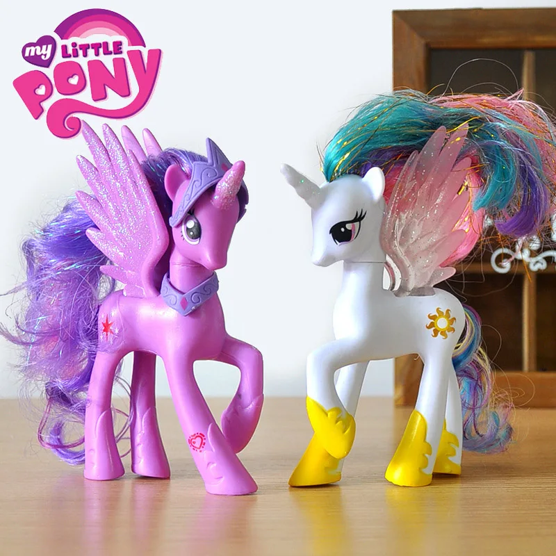 Игрушки My Little Pony DollsTwilight блеск Старлайт глиммер ПВХ Единорог для отдыха в ночном
