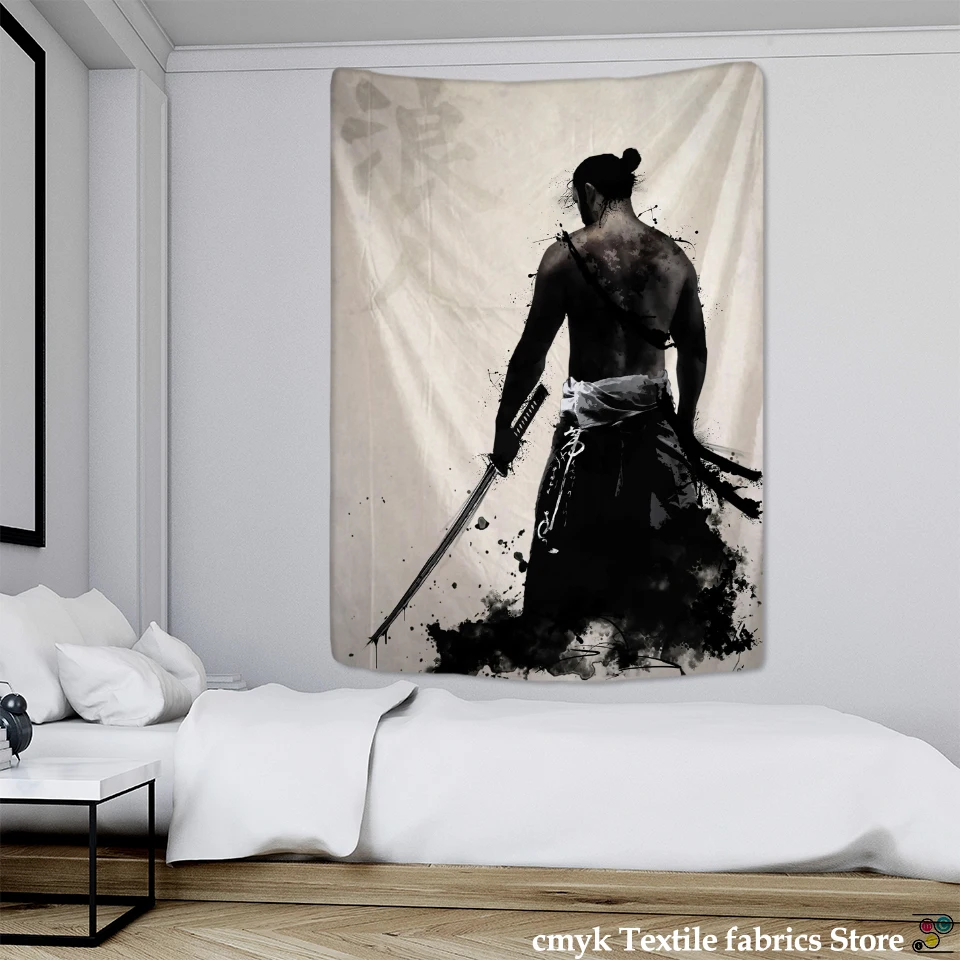 Одеяло с принтом Kanagawa подвеска волнистым настенное богемное одеяло для кровати