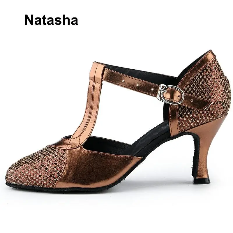 Черные и серебряные танцевальные туфли Natasha shrapnel ray Международная обувь для