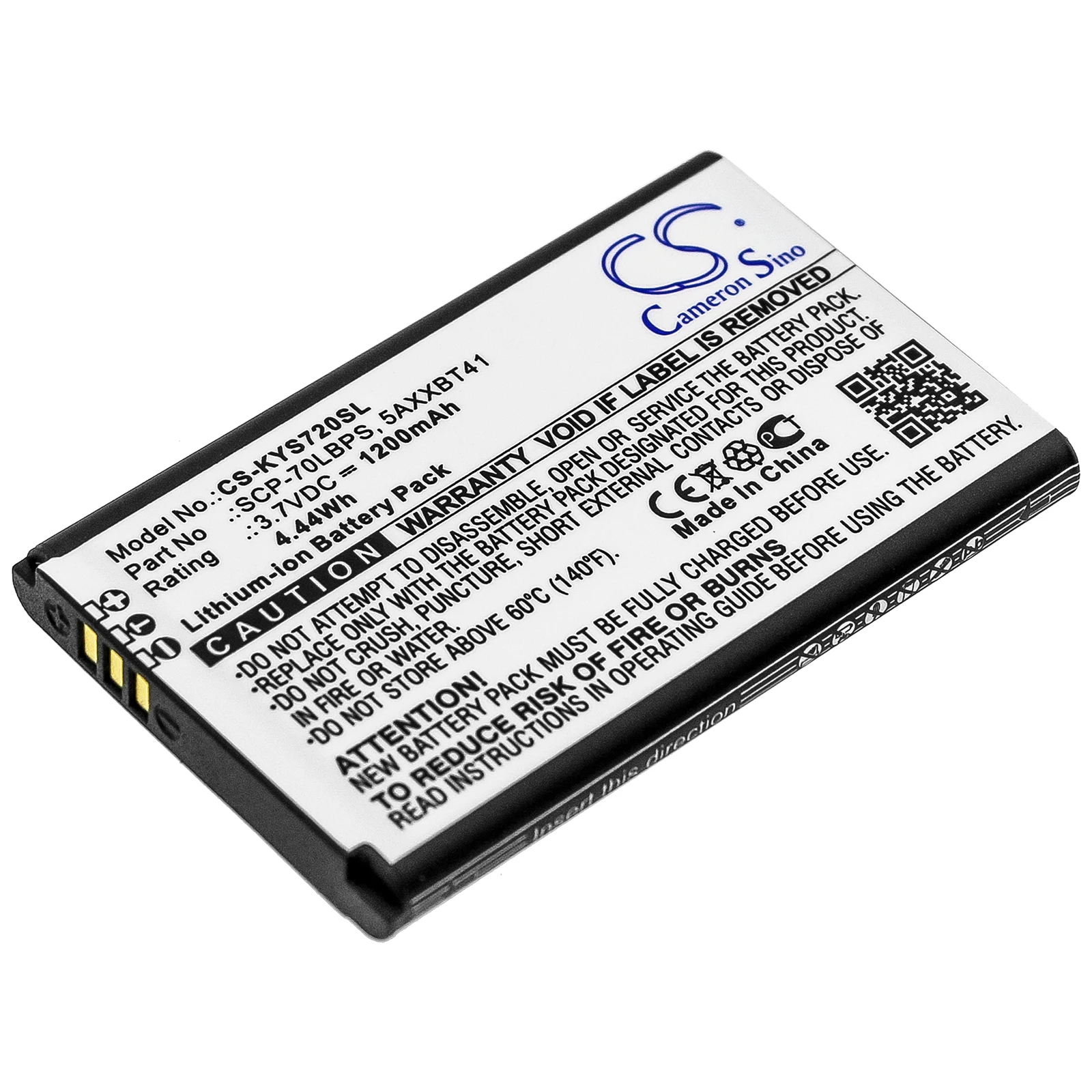 

Cameron Sino Battery For Kyocera Cadence LTE,S2720,S2720PP