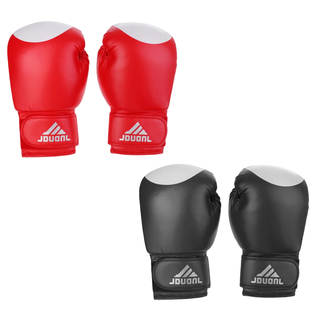 1 пара боксерских перчаток из искусственной кожи MMA Muay Thai пробивая тренировочный