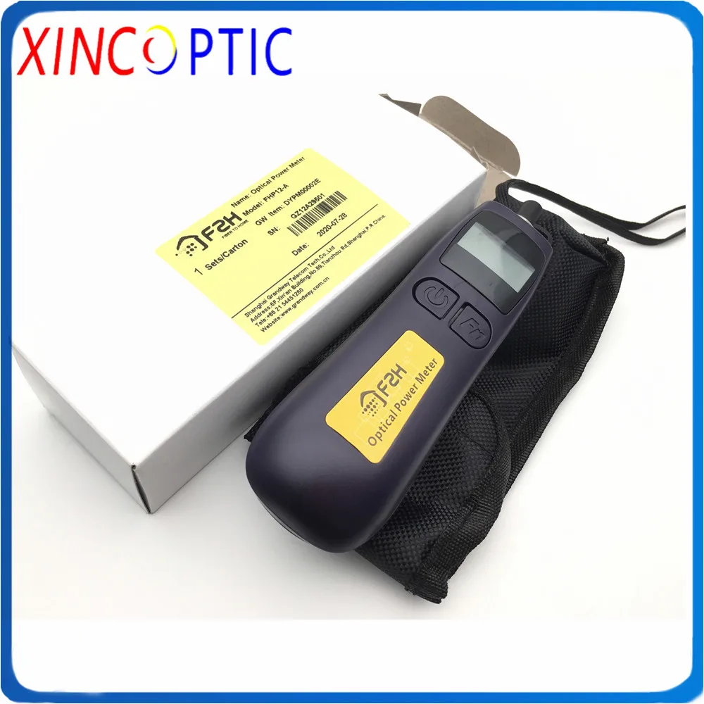 Grandway оригинальный FHP12A карманный мини оптоволоконный измеритель мощности 850/1300/1310/1550/1490 нм-70 ~ + 10 дБм