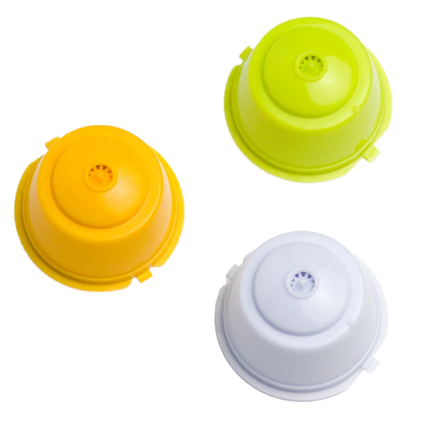 Behogar 3PCS многоразового Кофе капсулы чашки с ложка-кисточка для combinacapsule машина