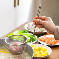 new hot pot colander wall mounted cooking skimmer stainless steel food pasta filter french fries strainer spoon kitchen utensils