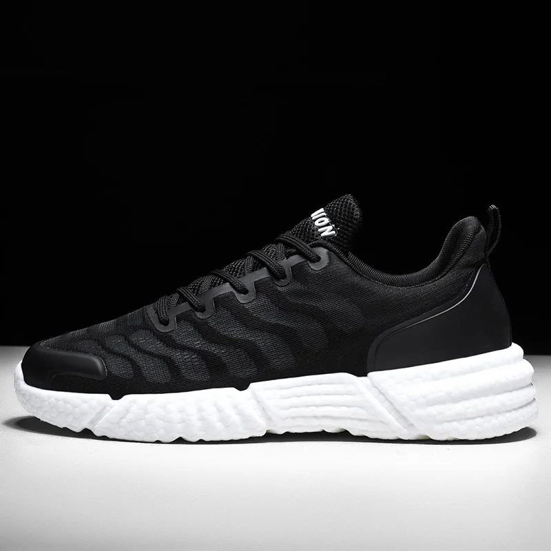 Кроссовки мужские прогулочные дышащие сетчатые удобная повседневная обувь